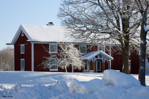 Mangårdsbyggnaden vintertid